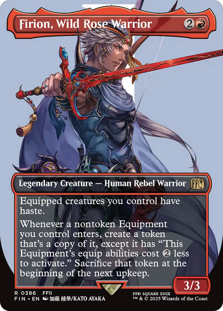 Firion, Wild Rose Warrior (Borderless) [FINAL FANTASY]