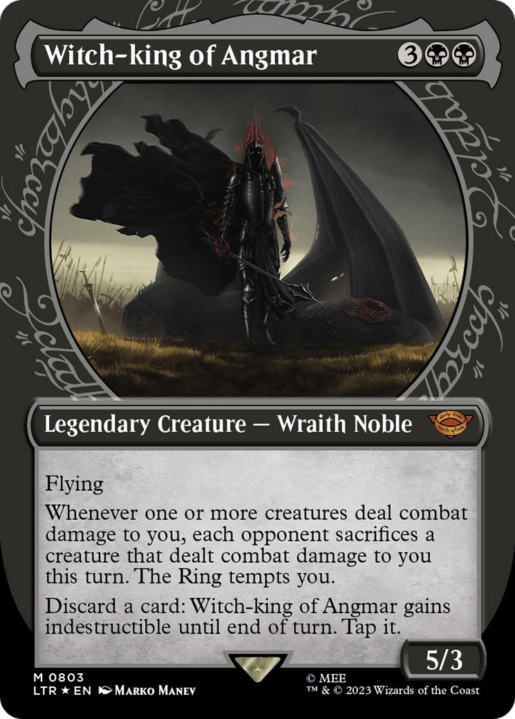 Witch-king of Angmar (Showcase) (Surge Foil) [The Lord of the Rings: Tales of Middle-Earth]