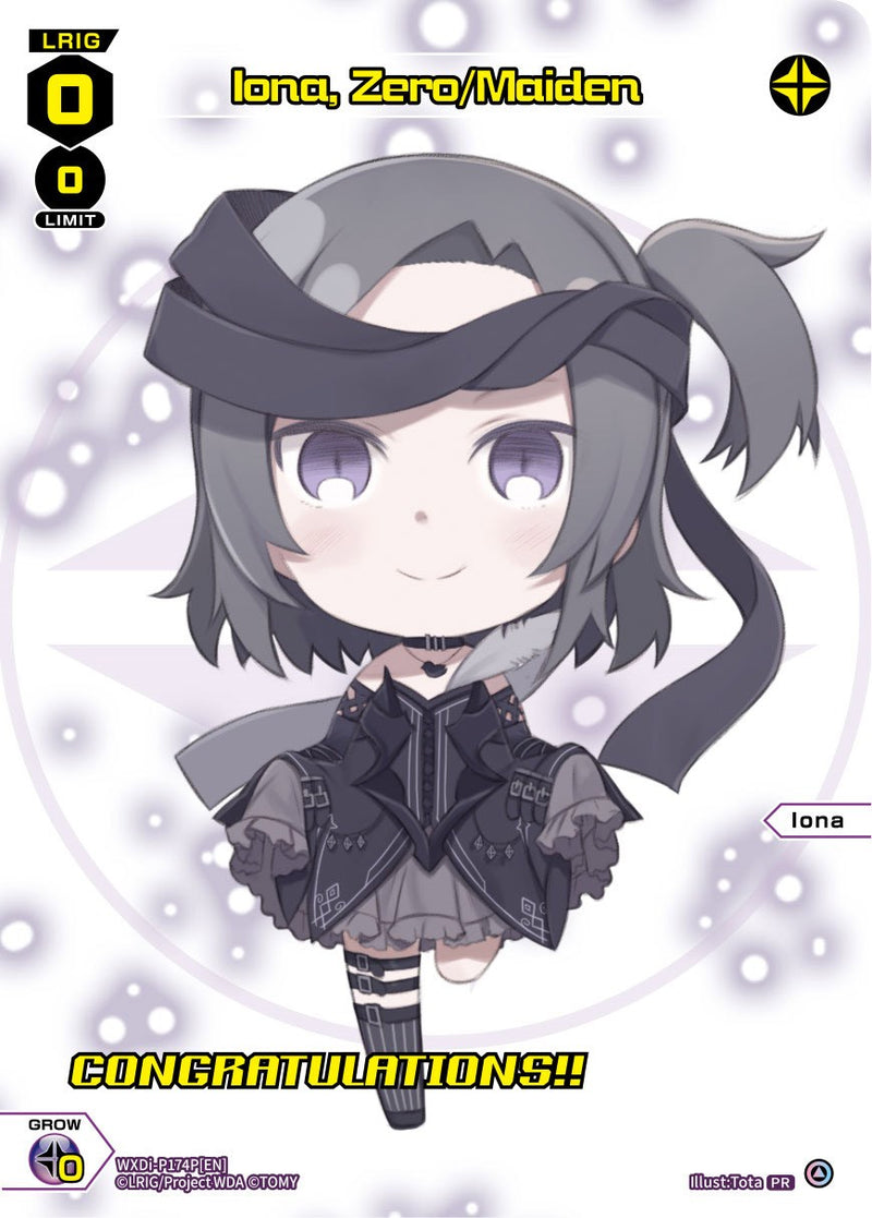Iona, Zero/Maiden (May 2023/Winner) (WXDi-P174P[EN]) [Promo Cards]