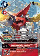 Shoutmon (King Version) [BT10-111] (Alternate Art) [Xros Encounter]