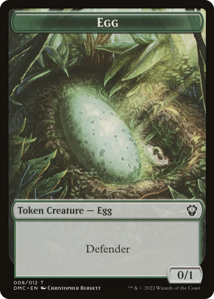 Treasure // Egg Double-Sided Token [Secret Lair Drop Series]