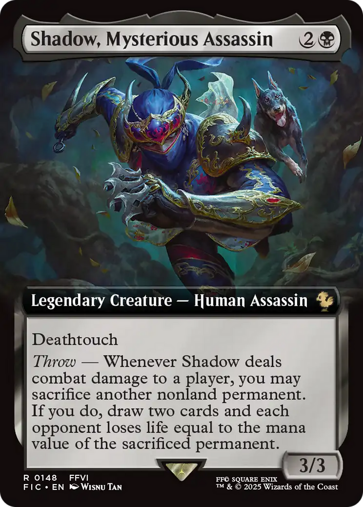 Shadow, Mysterious Assassin (Extended Art) [FINAL FANTASY Commander]