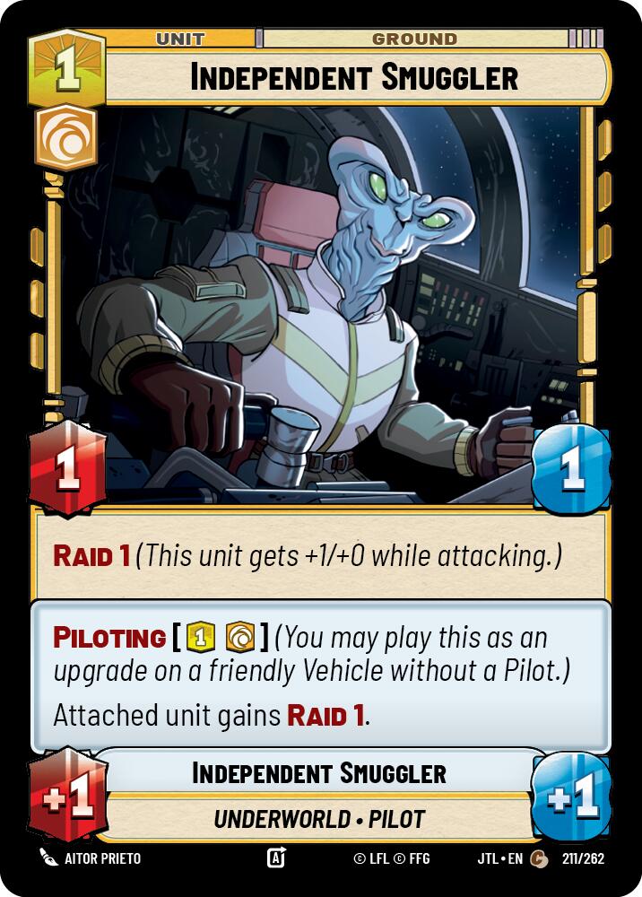 Independent Smuggler (211/262) (211/257) [Jump to Lightspeed]