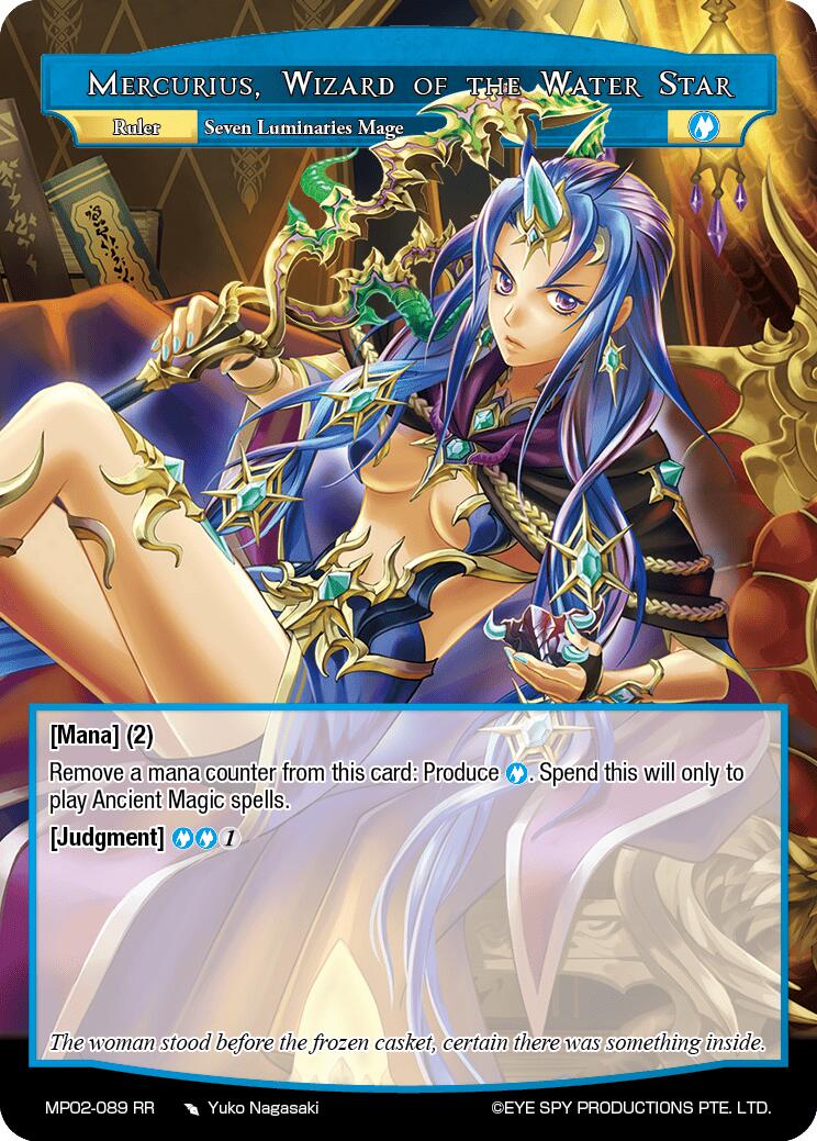Mercurius, Wizard of the Water Star // Mercurius, Dark Commander of Ice (MP02-089 JR) [Masterpiece Collection 02 "Fates Reunited!"]