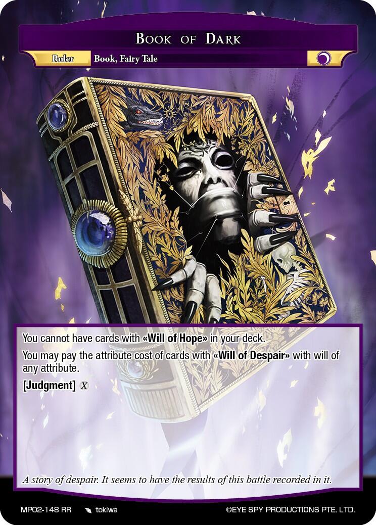 Book of Dark // Lapistory, Subjugation Fairy Tale (MP02-148 JR) [Masterpiece Collection 02 "Fates Reunited!"]