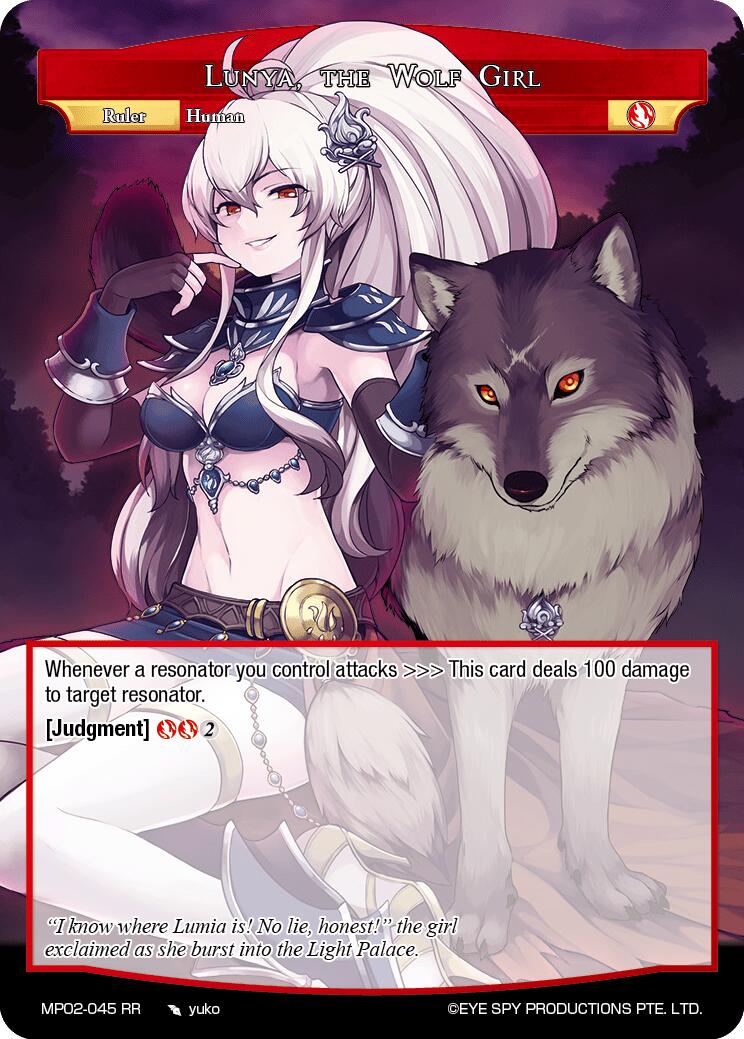 Lunya, the Wolf Girl // Nyarlathotep, the True False Legend (MP02-045 JR) [Masterpiece Collection 02 "Fates Reunited!"]