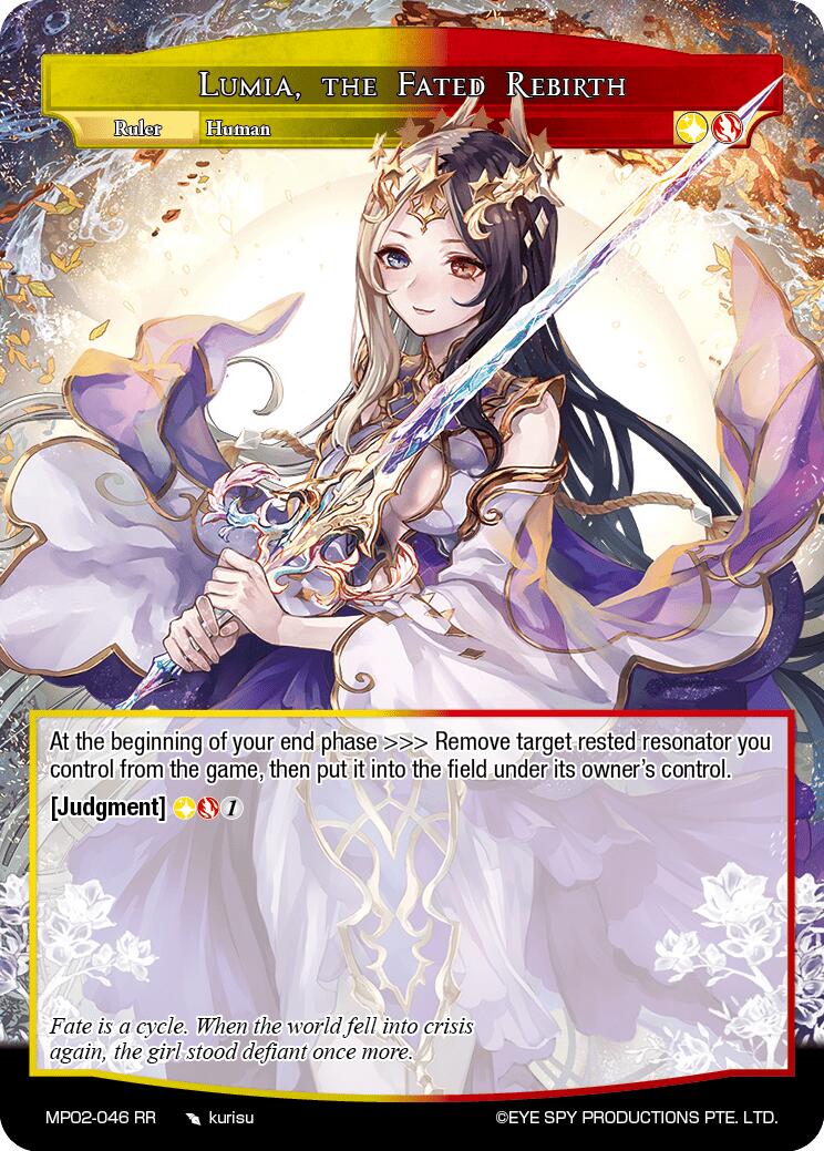 Lumia, the Fated Rebirth // Lumia, Saint of the Crimson Lotus (MP02-046 JR) [Masterpiece Collection 02 "Fates Reunited!"]
