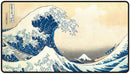 Ultra PRO: Black-Stitched Playmat - Fine Art (The Great Wave Off Kanagawa)