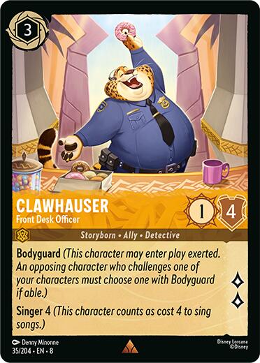 Clawhauser - Front Desk Officer (35/204) [Reign of Jafar]