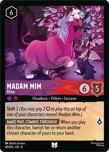 Madam Mim - Rhino (69/204) [Reign of Jafar]