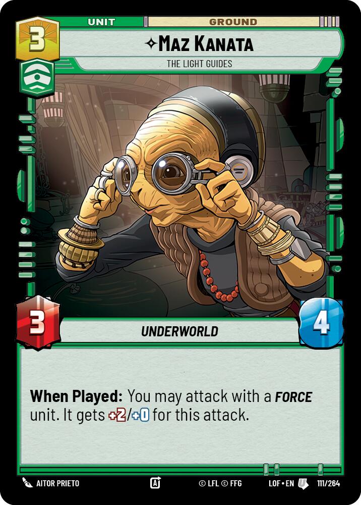 Maz Kanata - The Light Guides (111/264) (111/264) [Legends of the Force]