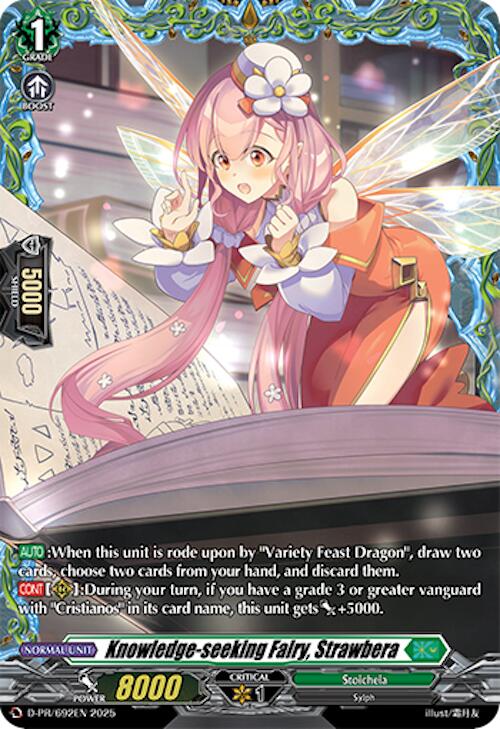 Knowledge-seeking Fairy, Strawbera (D-PR/692EN) [D Promo Cards]