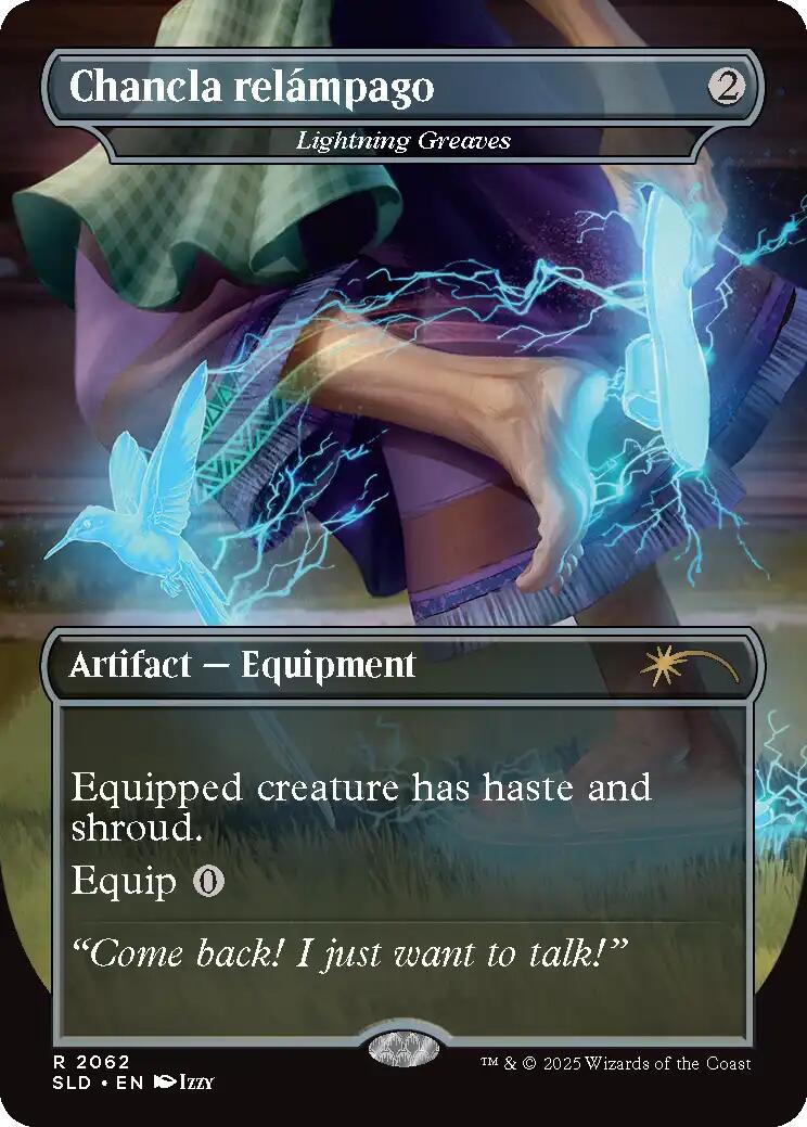 Chancla relampago - Lightning Greaves [Secret Lair Drop Series]