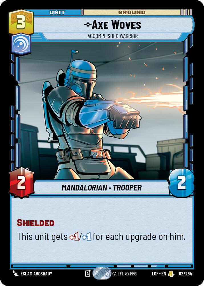 Axe Woves - Accomplished Warrior (62/264) (62/264) [Legends of the Force]