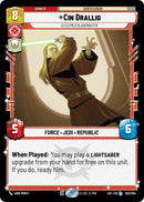Cin Drallig - Esteemed Blademaster (150/264) (150/264) [Legends of the Force]
