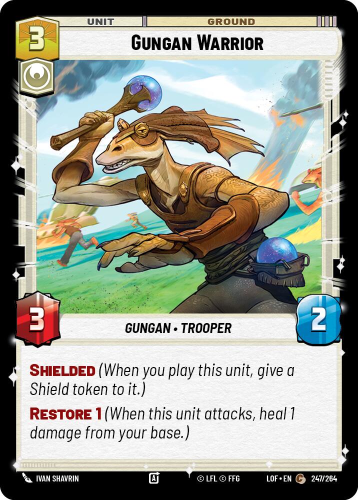 Gungan Warrior (247/264) (247/264) [Legends of the Force]