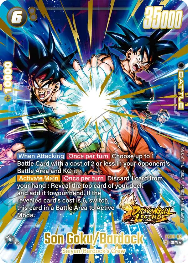Son Goku/Bardock (Bonus Pack Alternate Art) [Starter Deck: Shallot]