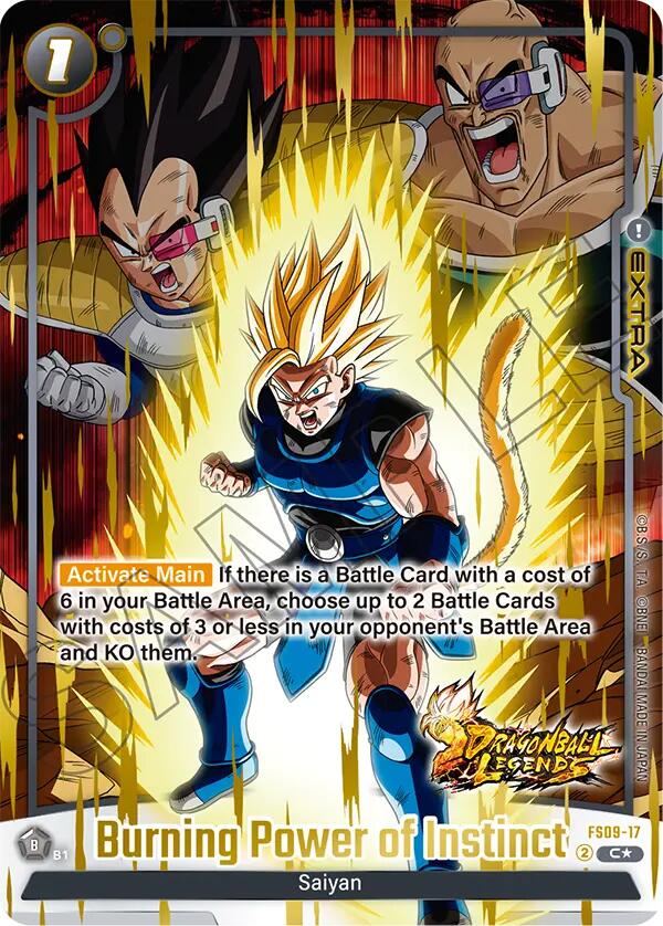 Burning Power of Instinct (Bonus Pack Alternate Art) [Starter Deck: Shallot]