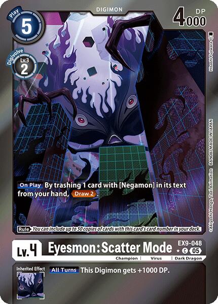 Eyesmon: Scatter Mode [EX9-048] (Limited Foil) [Versus Monsters]