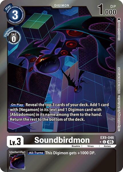 Soundbirdmon [EX9-046] (Limited Foil) [Versus Monsters]