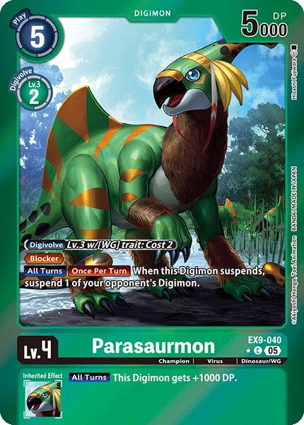 Parasaurmon [EX9-040] (Limited Foil) [Versus Monsters]
