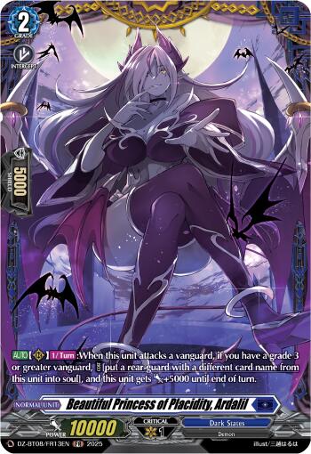 Beautiful Princess of Placidity, Ardalil (DZ-BT08/FR13EN) [DZ-BT08: Knights 0f Rebirth]