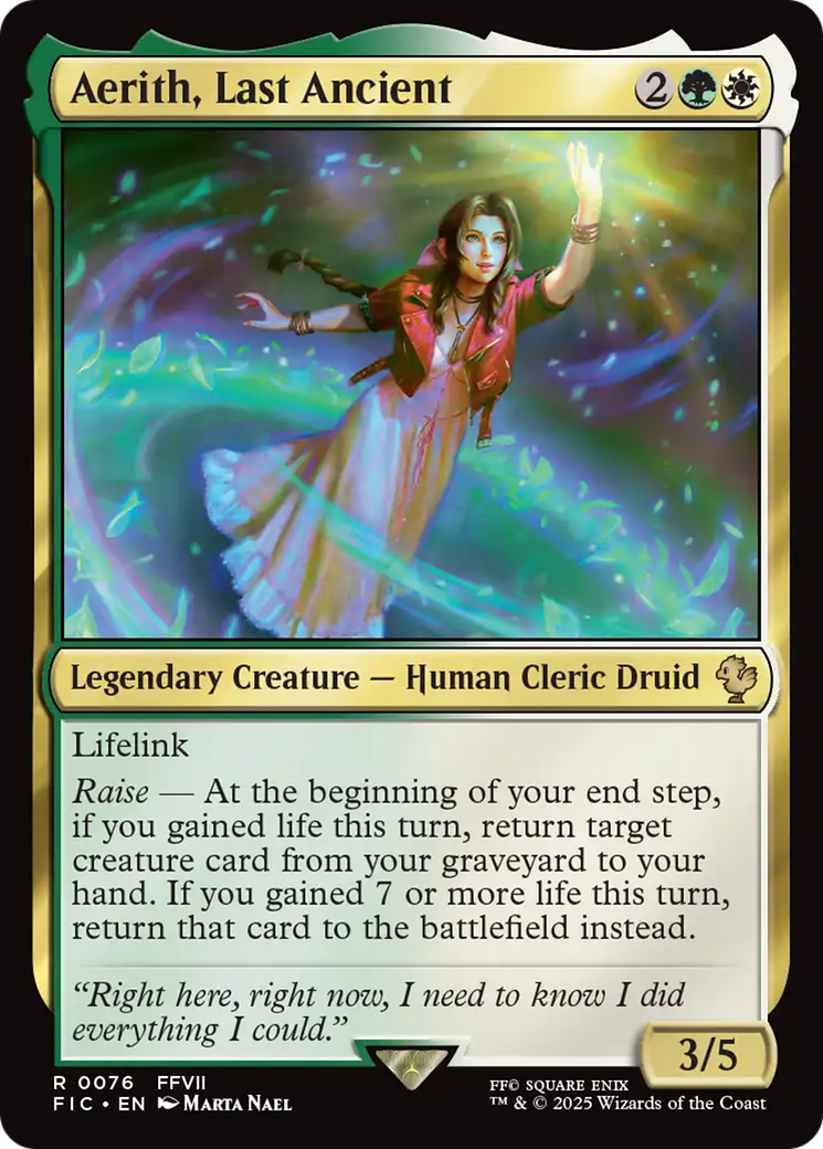 Aerith, Last Ancient [FINAL FANTASY Commander]