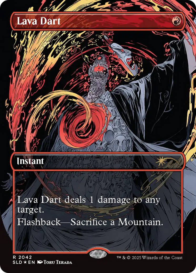 Lava Dart (Raised Foil) [Secret Lair Drop Series]