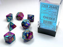 Chessex Mini Dice - Gemini Purple-Teal/Gold