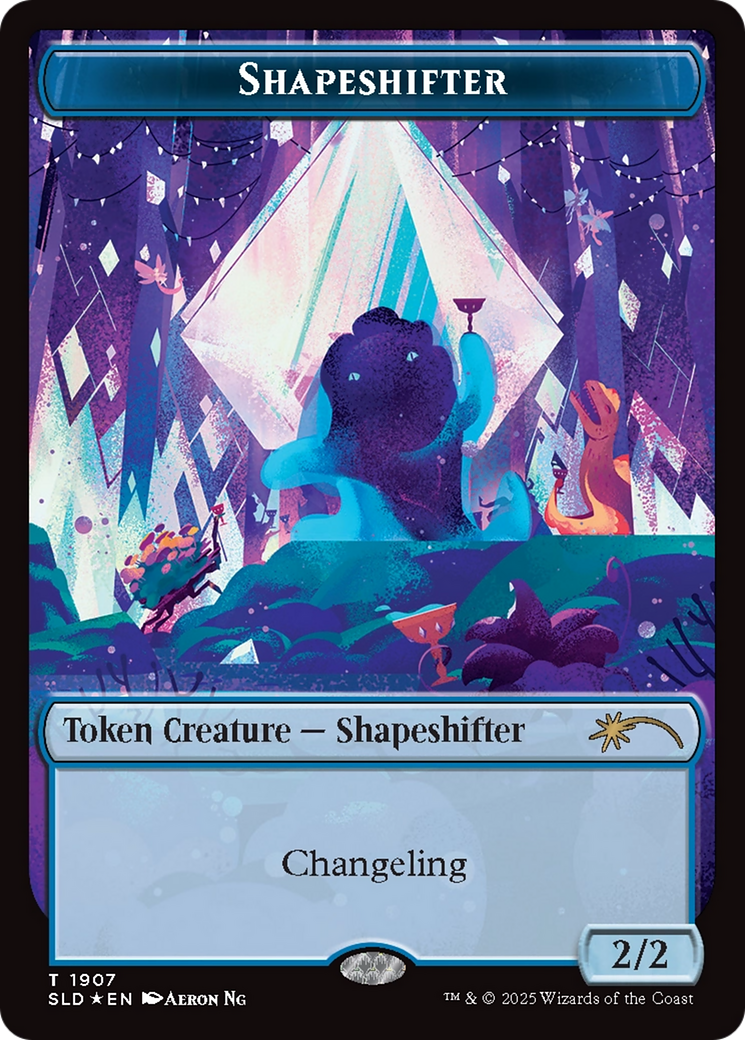 Shapeshifter Token (1907) (Double Rainbow Foil) [Secret Lair Drop Series]