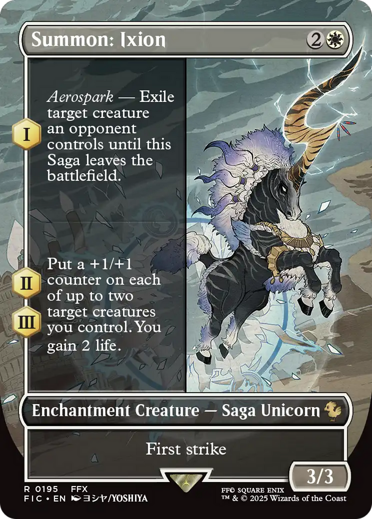Summon: Ixion (Borderless) [FINAL FANTASY Commander]