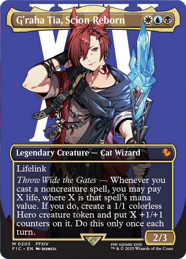 G'raha Tia, Scion Reborn (Borderless) [FINAL FANTASY Commander]