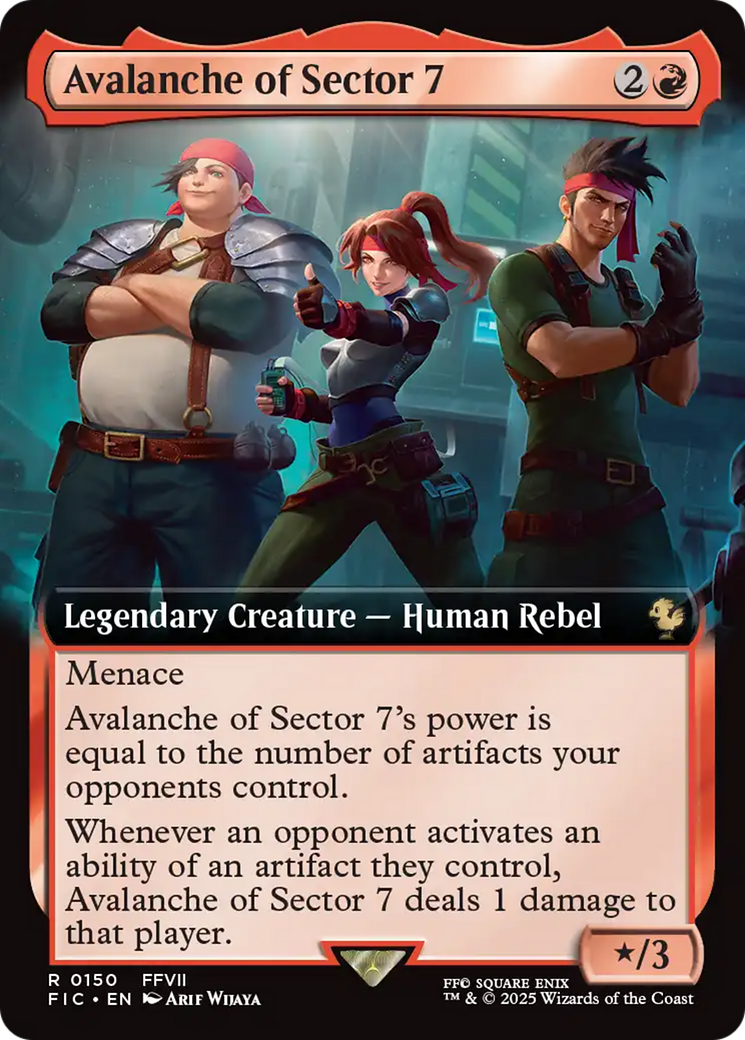 Avalanche of Sector 7 (Extended Art) [FINAL FANTASY Commander]