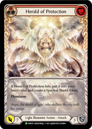 Herald of Protection (Red Extended Art) [FAB029] (Promo)  Rainbow Foil