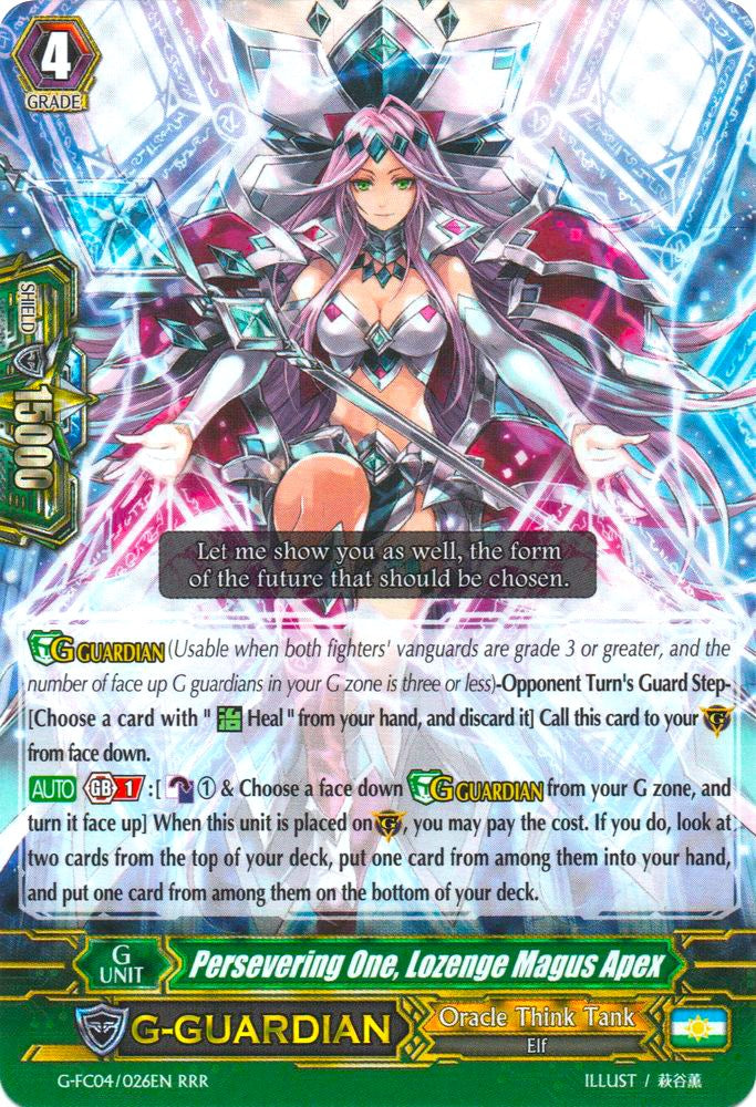Persevering One, Lozenge Magus Apex (G-FC04/026EN) [Fighters Collection 2017]