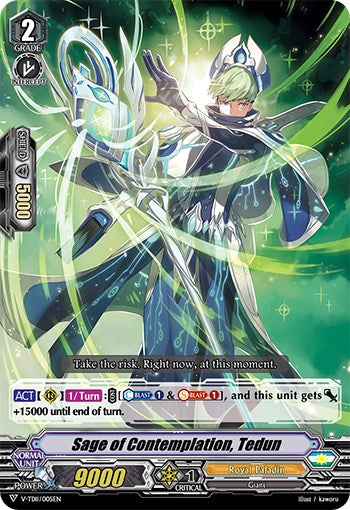 Sage of Contemplation, Tedun (Parallel Foil) (V-TD11/005EN) [Altmile]