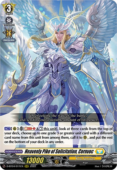 Heavenly Pike of Solicitation, Cornvoc (D-BT04/011EN) [Awakening of Chakrabarthi]