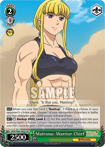 Matrona: Warrior Chief (SR) [The Seven Deadly Sins: Revival of The Commandments]