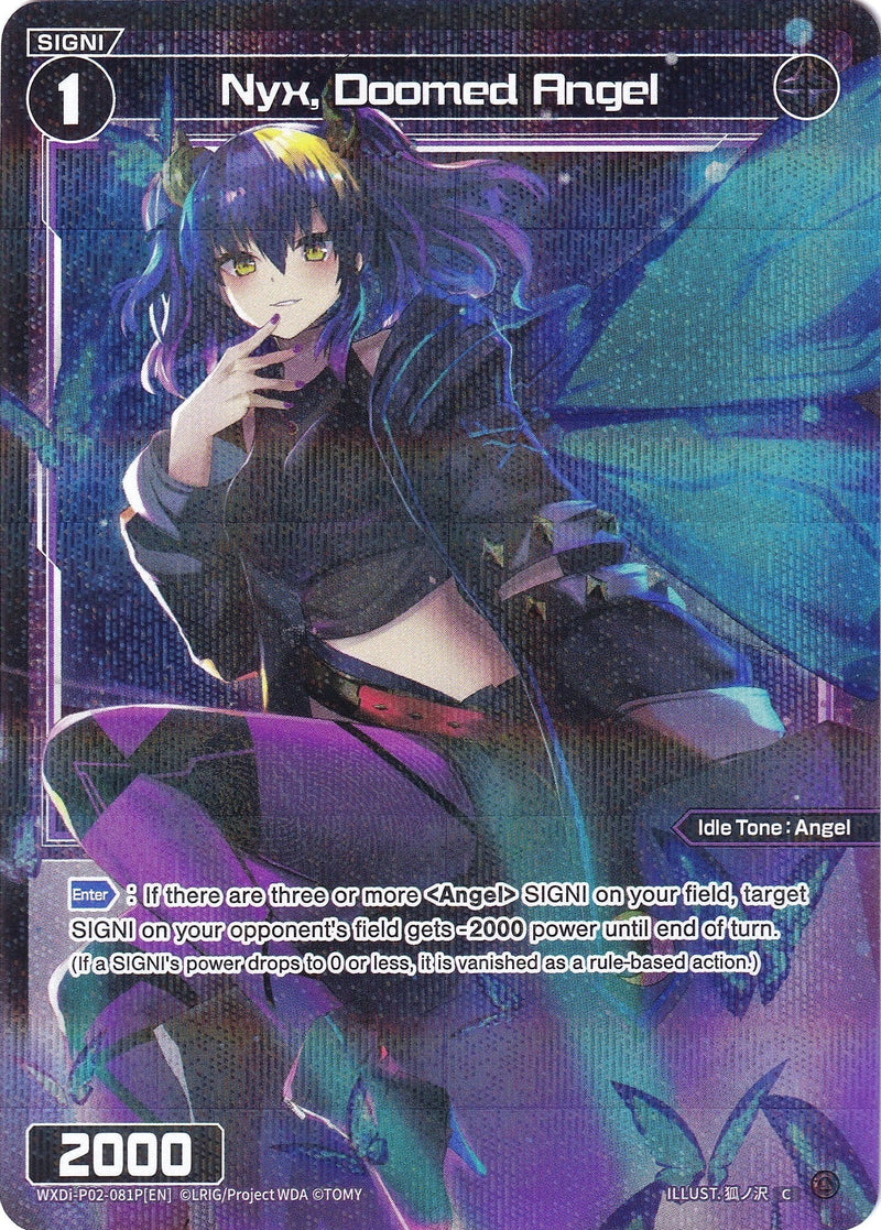 Nyx, Doomed Angel (Parallel Foil) (WXDi-P02-081P) [Changing Diva]