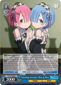 Charming Servants, Ram & Rem (RZ/S55-E066 R) [Re:ZERO Vol.2]