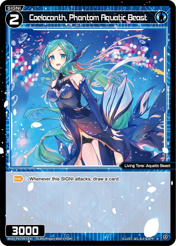 Coelacanth, Phantom Aquatic Beast (WXDi-P01-067) [Glowing Diva]