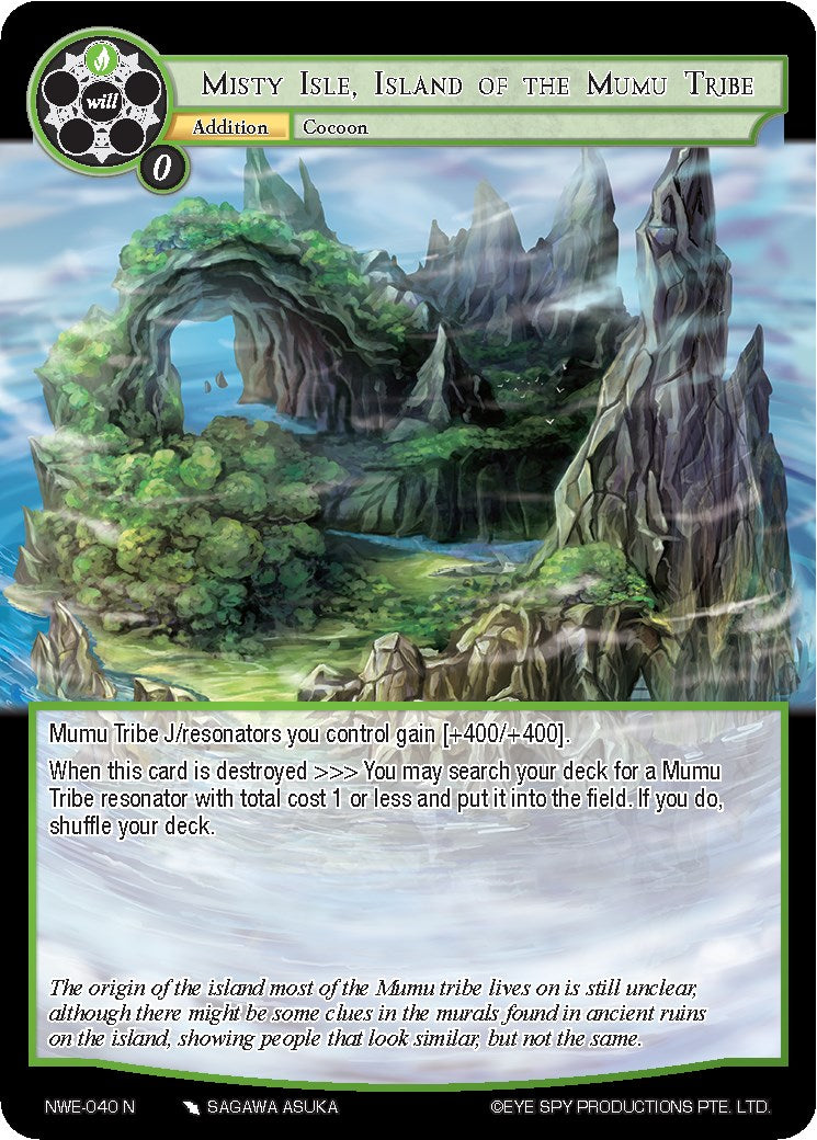 Misty Isle, Island of the Mumu Tribe (NWE-040 N) [A New World Emerges]