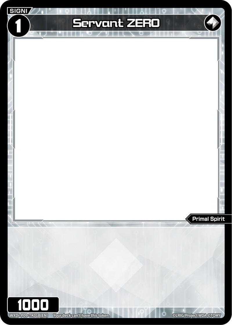 Servant ZERO (WXDi-P09-TK01B[EN]) [Conflated Diva]