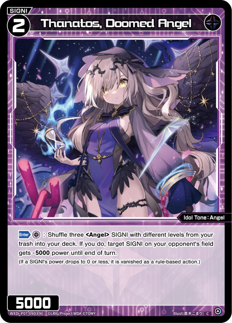 Thanatos, Doomed Angel (WXDi-P07-090[EN]) [Welcome Back Diva -Lostorage-]