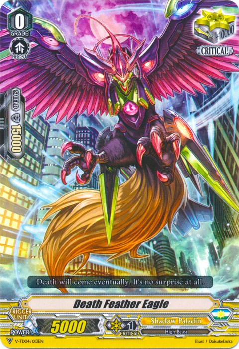 Death Feather Eagle (V-TD04/013EN) [Ren Suzugamori]