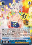 A Walk in Yukata, Emilia (RZ/S55-PE05 PR) (Promo) [Re:ZERO Vol.2]
