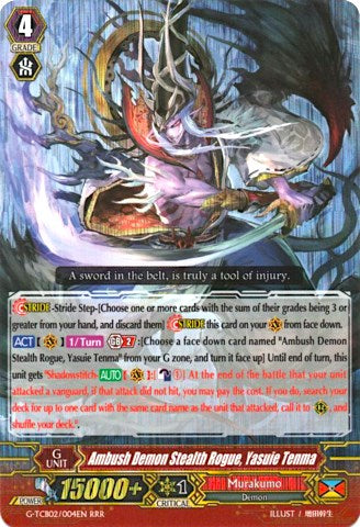 Ambush Demon Stealth Rogue, Yasuie Tenma (G-TCB02/004EN) [The GENIUS STRATEGY]
