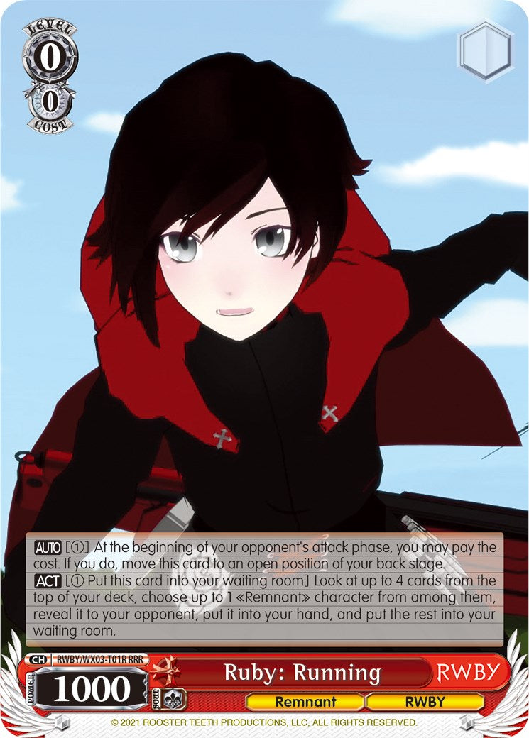 Ruby: Running (RWBY/WX03-T01R RRR) [RWBY]