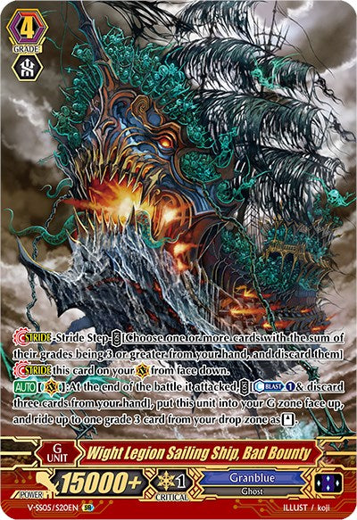 Wight Legion Sailing Ship, Bad Bounty (V-SS05/S20EN) [Premium Collection 2020]
