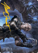 Delver of Secrets Art Card (Gold-Stamped Signature) [Innistrad: Midnight Hunt Art Series]